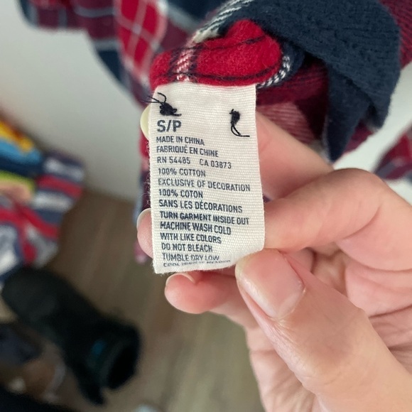 American Eagle Warm Soft Plaid Flannel Size Small - Picture 4 of 7